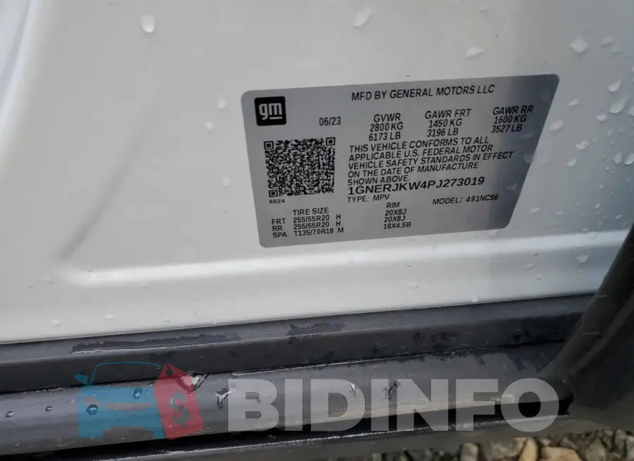 1GNERJKW4PJ273019 Photo# 13