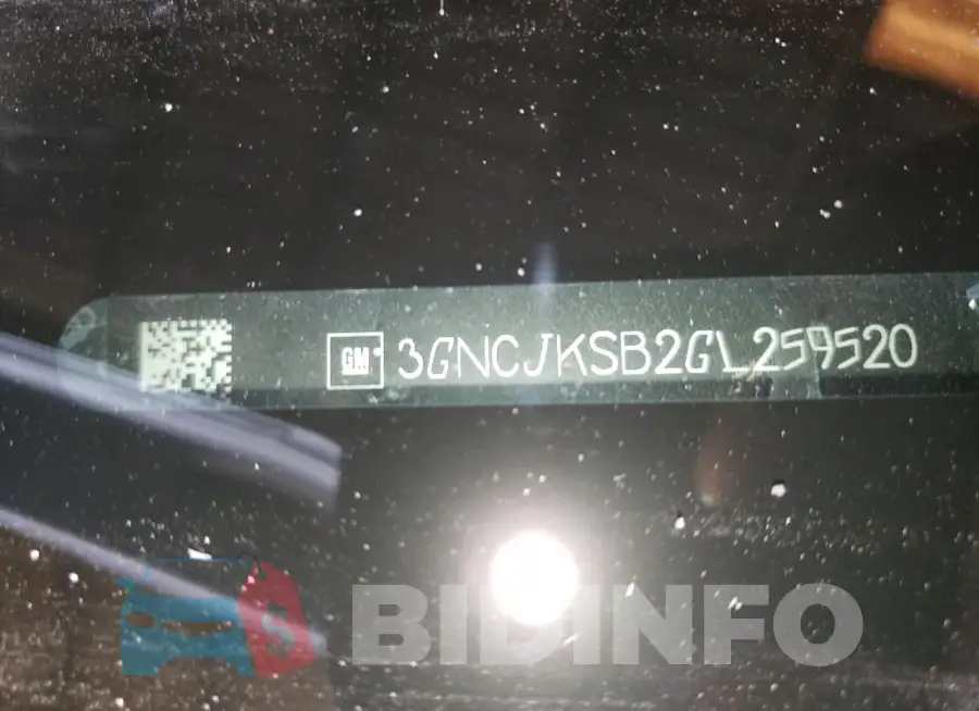 3GNCJKSB2GL259520 Photo# 12