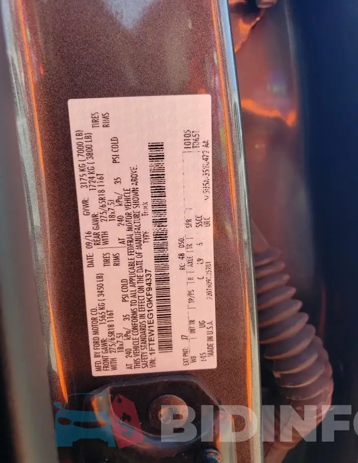 1FTEW1EG1GKF94337 Photo# 12
