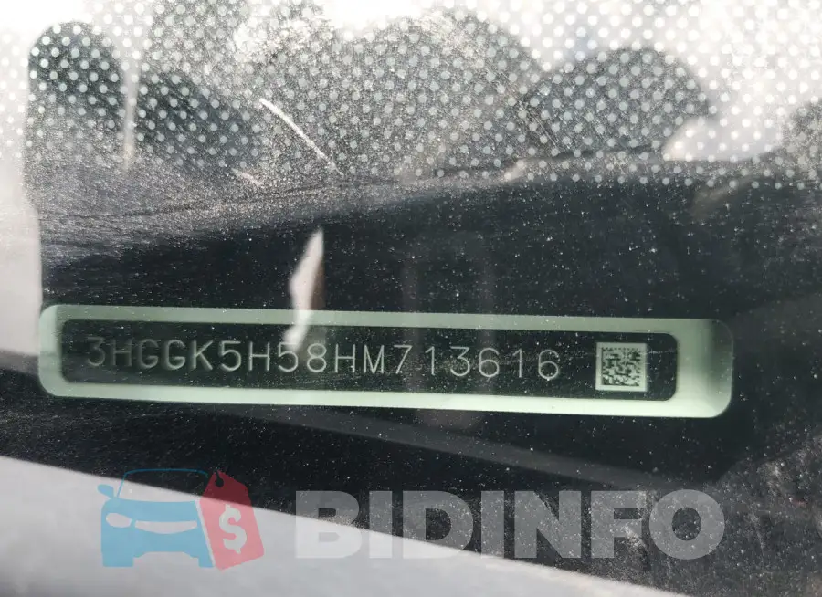 3HGGK5H58HM713616 Photo# 12