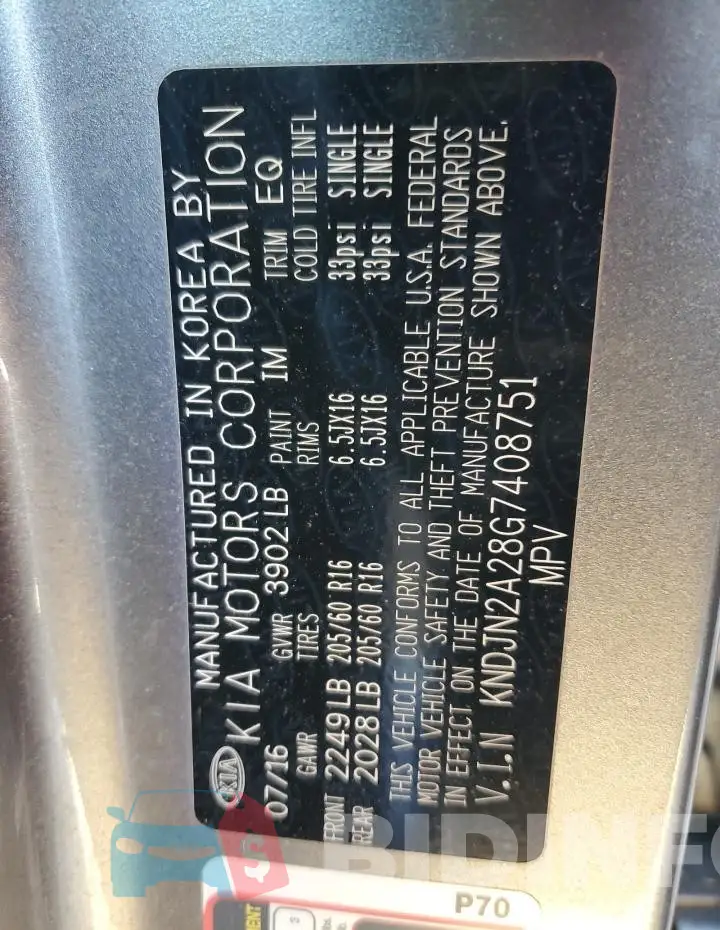 KNDJN2A28G7408751 Photo# 12