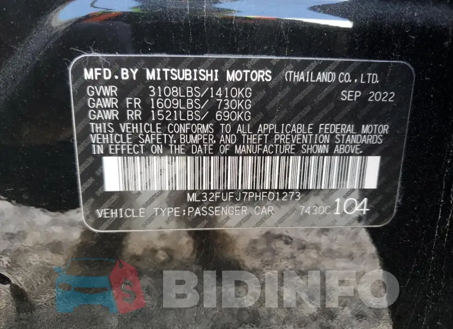 ML32FUFJ7PHF01273 Photo# 12