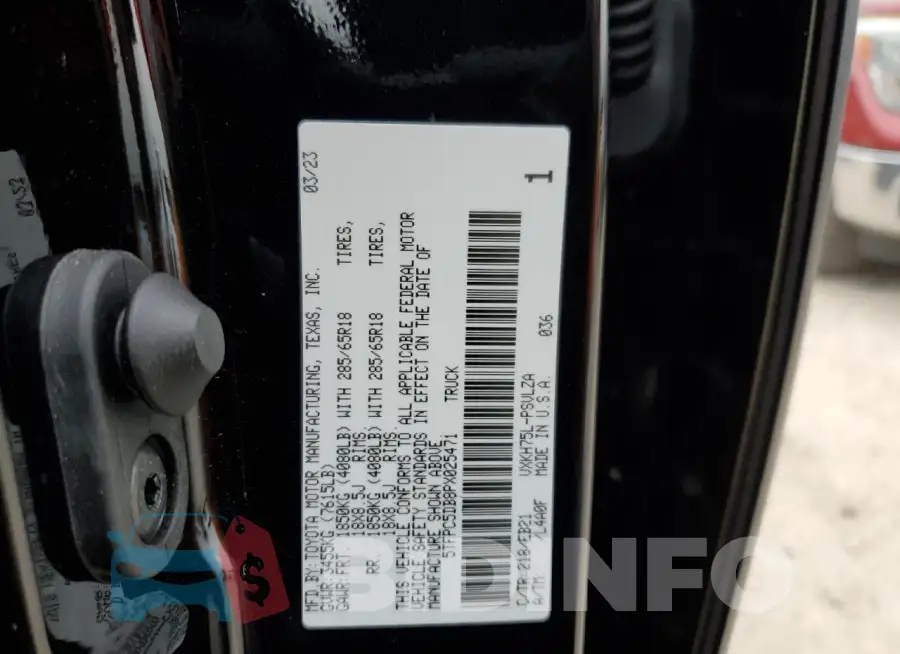 5TFPC5DB8PX025471 Photo# 12