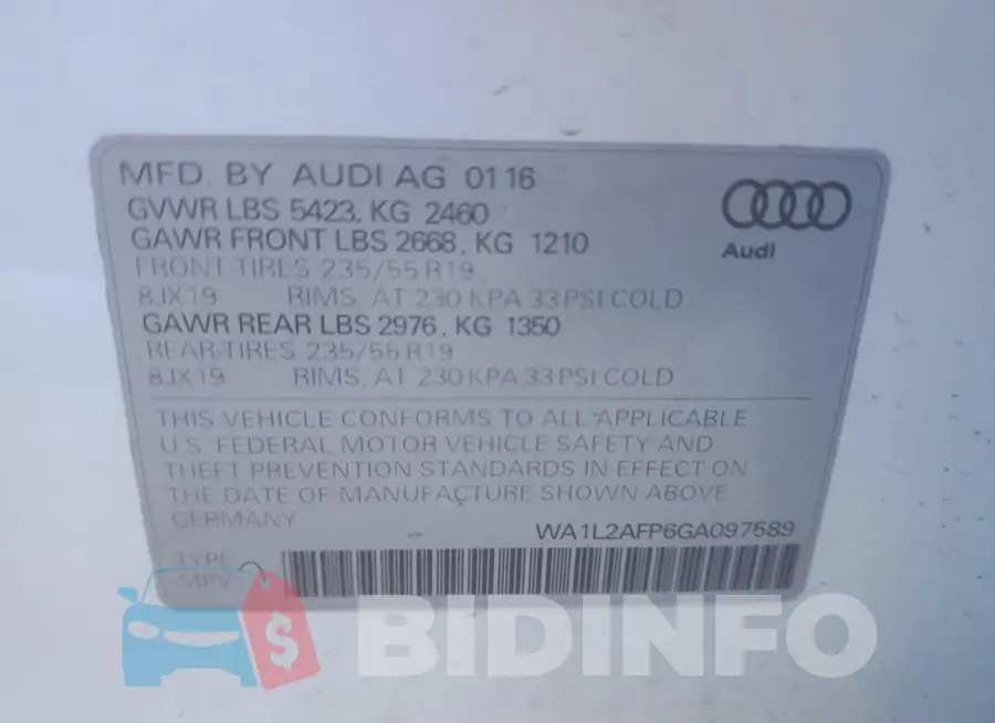 WA1L2AFP6GA097589 Photo# 12