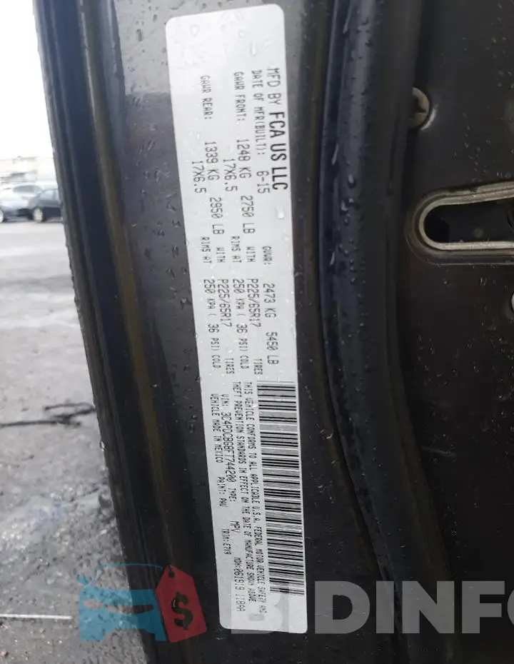 3C4PDCBG8FT744200 Photo# 13
