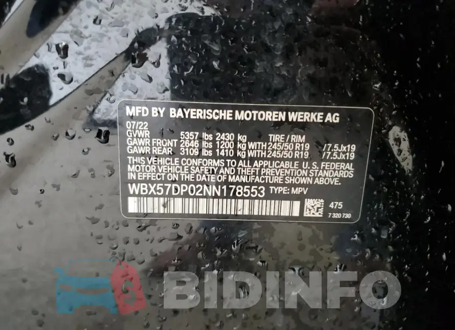 WBX57DP02NN178553 Photo# 13