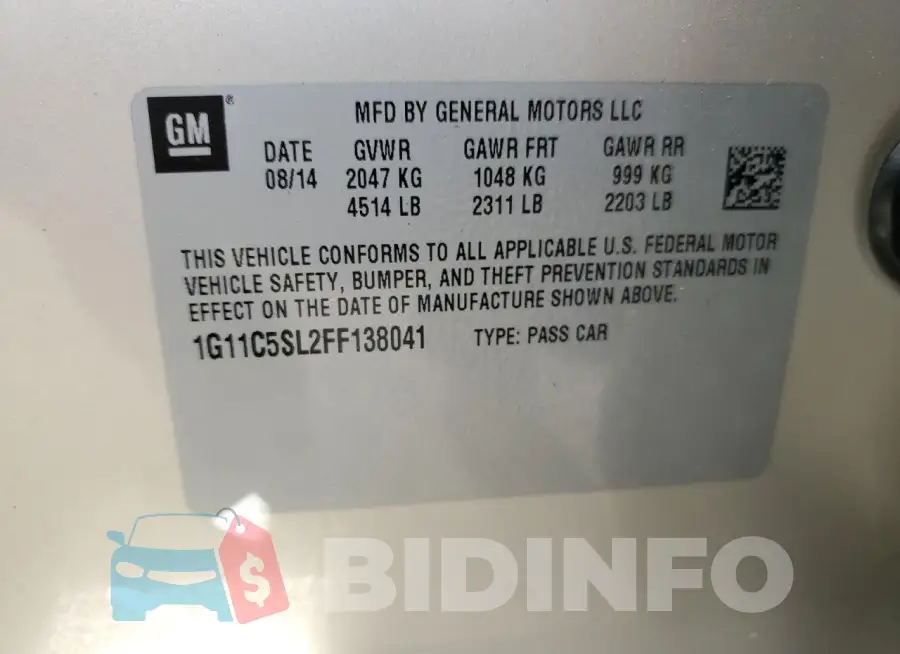 1G11C5SL2FF138041 Photo# 12