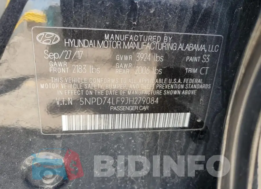 5NPD74LF9JH279084 Photo# 12