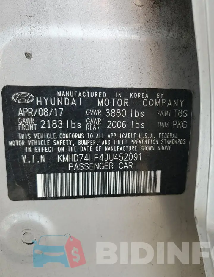 KMHD74LF4JU452091 Photo# 13