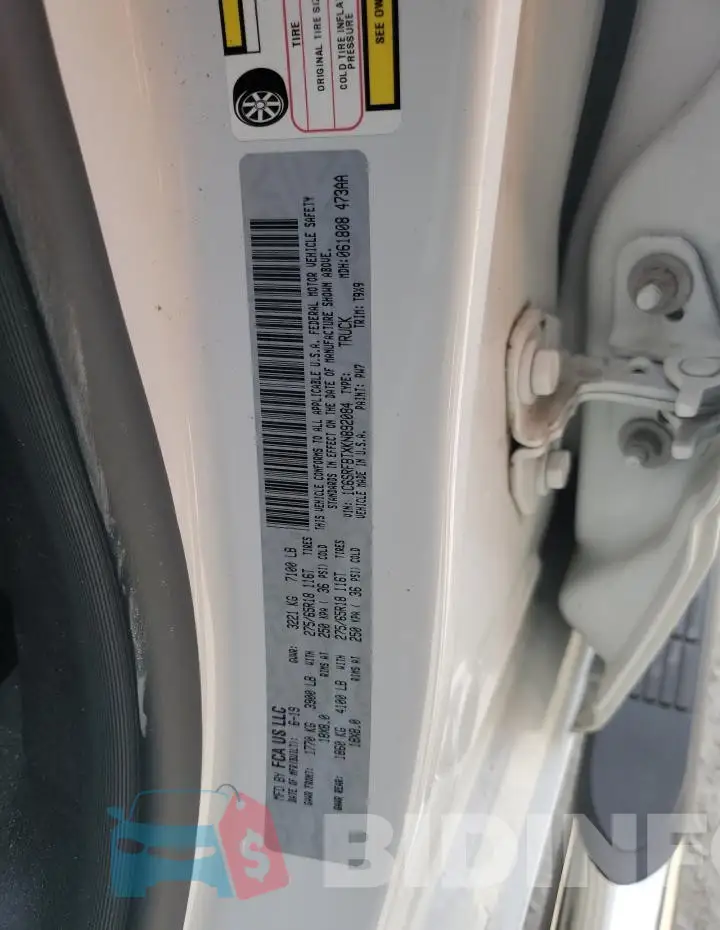 1C6SRFBTXKN892084 Photo# 12