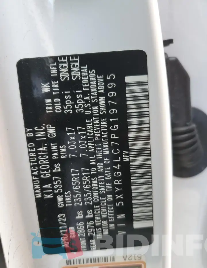5XYRG4LC7PG197995 Photo# 12