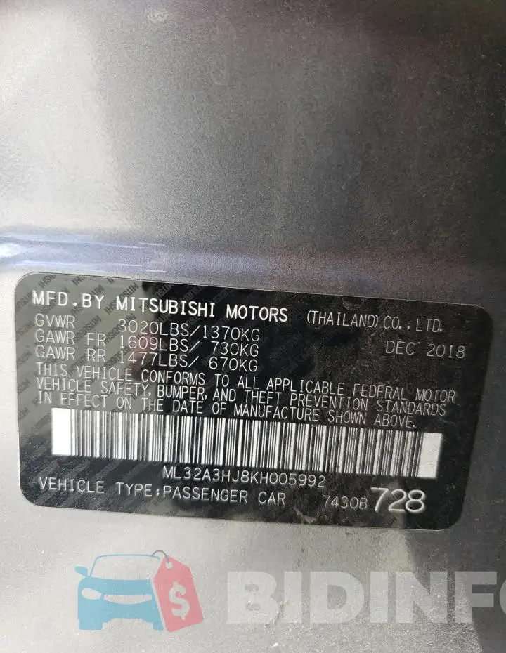 ML32A3HJ8KH005992 Photo# 12