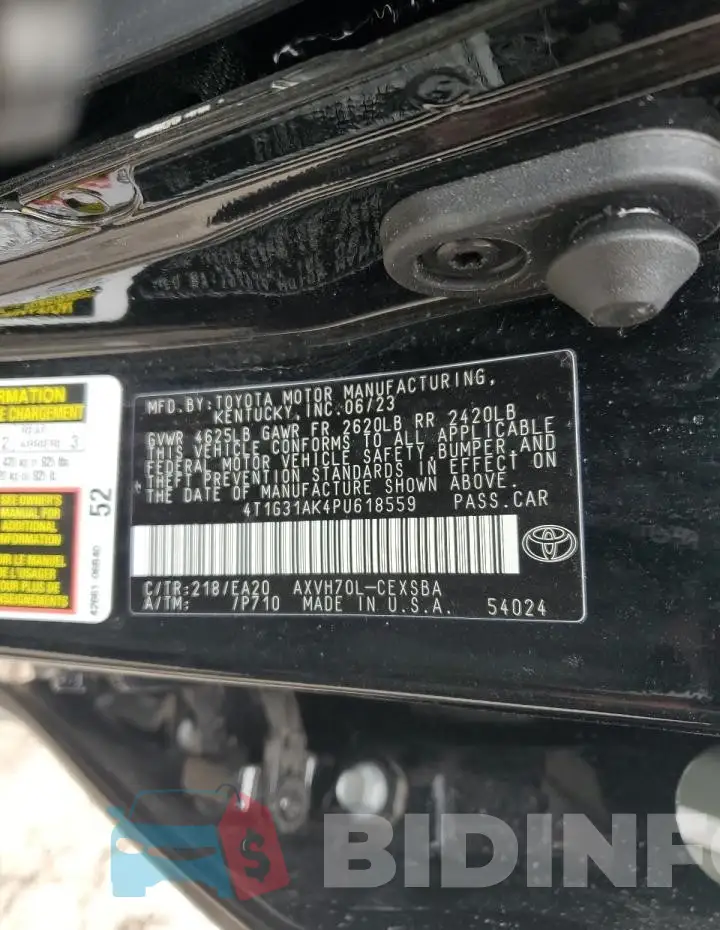 4T1G31AK4PU618559 Photo# 13