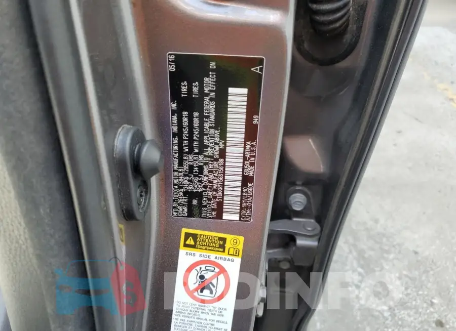 5TDKKRFH5GS156188 Photo# 13