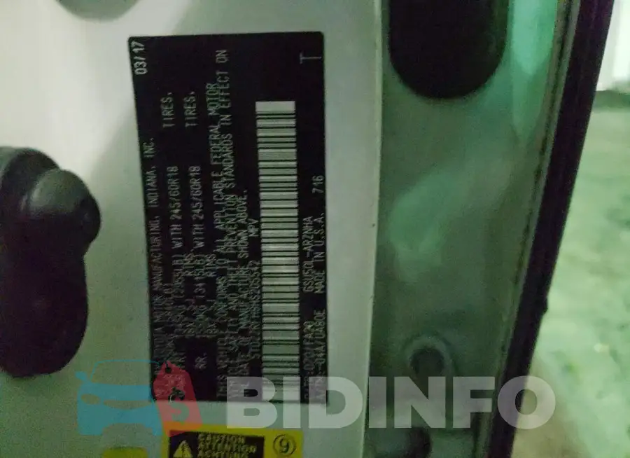 5TDZZRFH8HS205542 Photo# 13