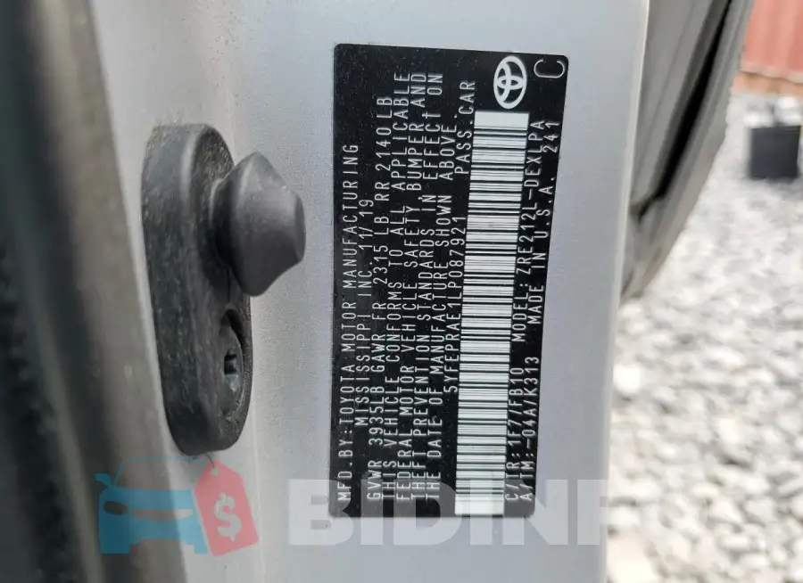 5YFEPRAE1LP087921 Photo# 12