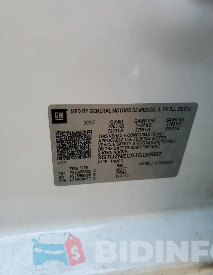 3GTU2NEC9JG188607 Photo# 12