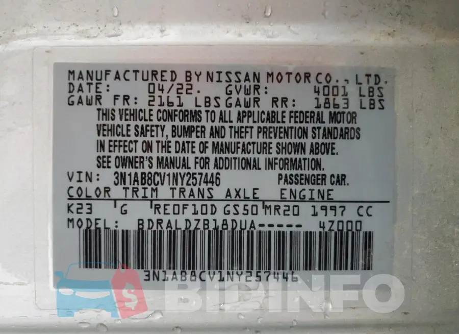 3N1AB8CV1NY257446 Photo# 13