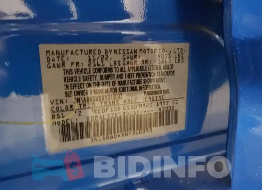 3N1AB8DVXNY310093 Photo# 12