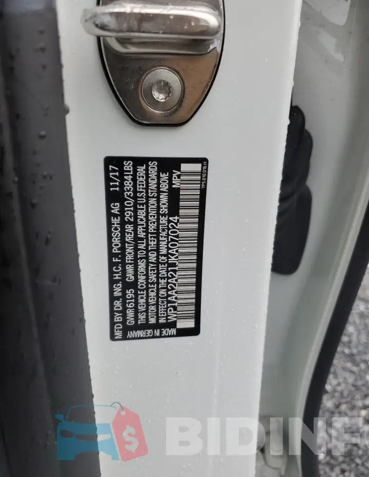 WP1AA2A21JKA07024 Photo# 12
