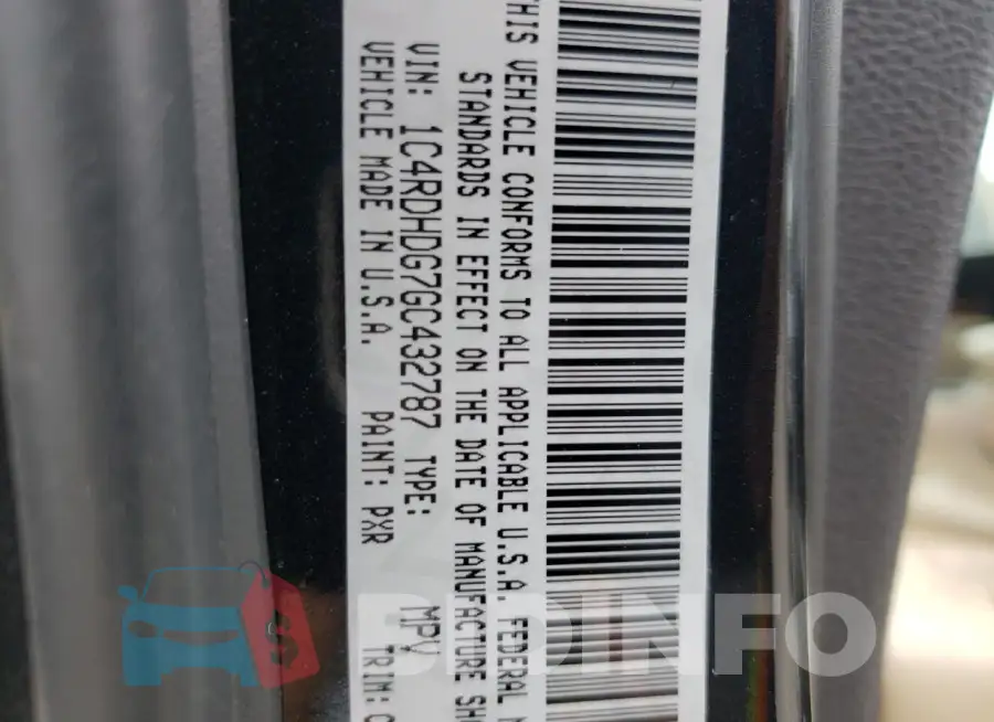 1C4RDHDG7GC432787 Photo# 13