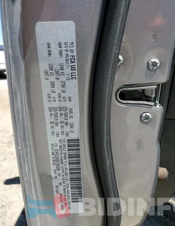 3C4PDCGB3GT203280 Photo# 13