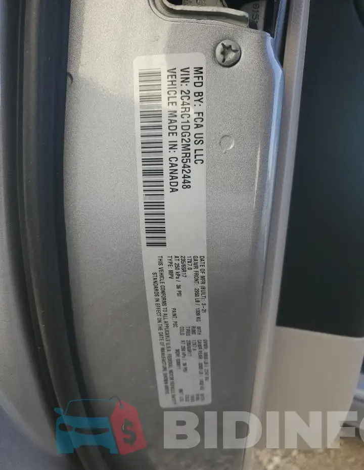 2C4RC1DG2MR542448 Photo# 12