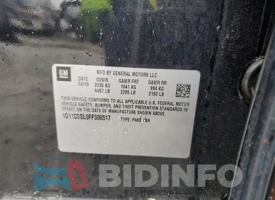 1G11C5SL0FF306517 Photo# 12