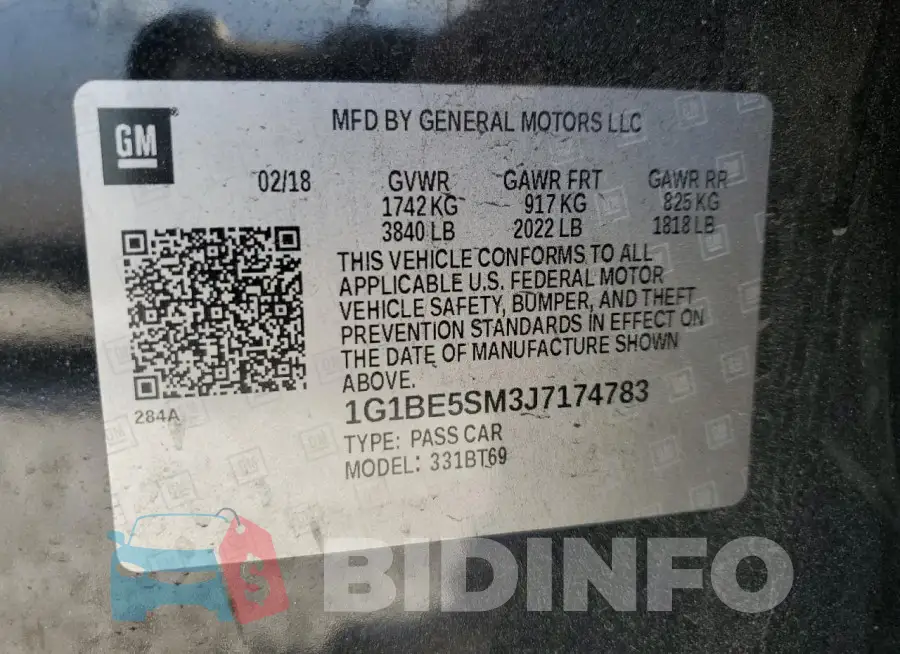 1G1BE5SM3J7174783 Photo# 13