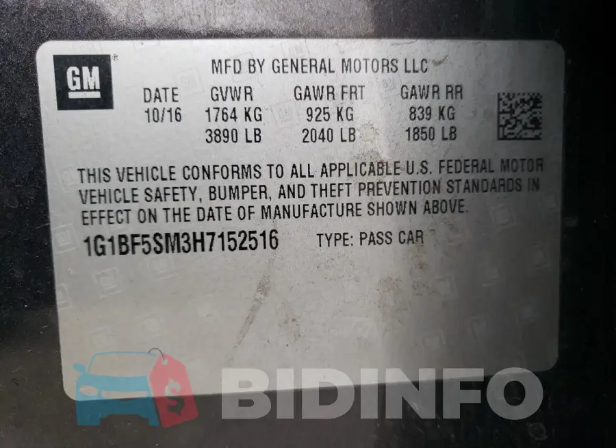 1G1BF5SM3H7152516 Photo# 12