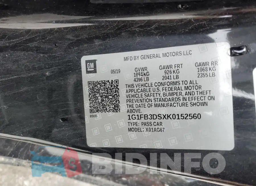 1G1FB3DSXK0152560 Photo# 12