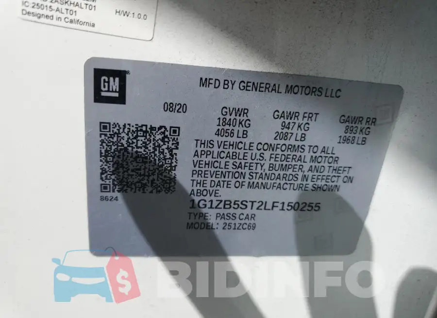 1G1ZB5ST2LF150255 Photo# 12