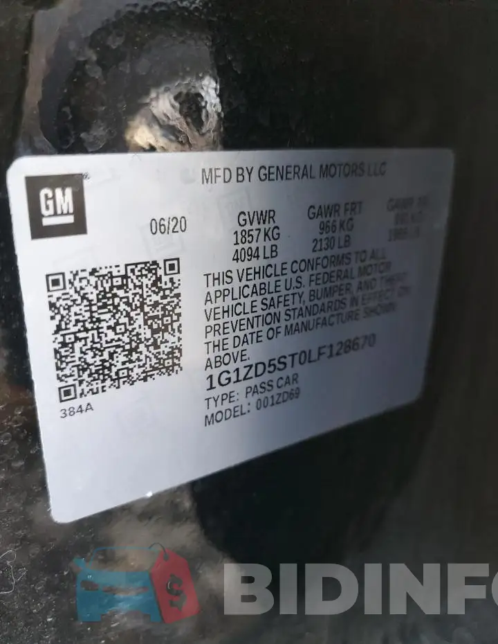 1G1ZD5ST0LF128670 Photo# 12