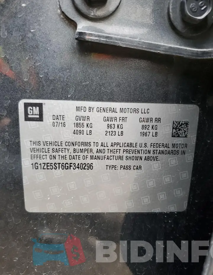 1G1ZE5ST6GF340296 Photo# 12