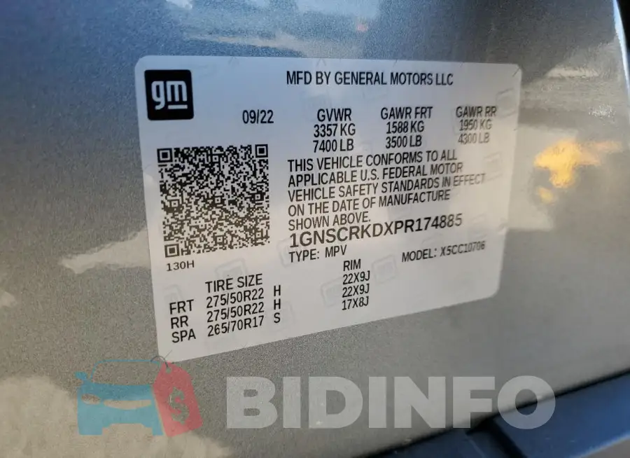 1GNSCRKDXPR174885 Photo# 14