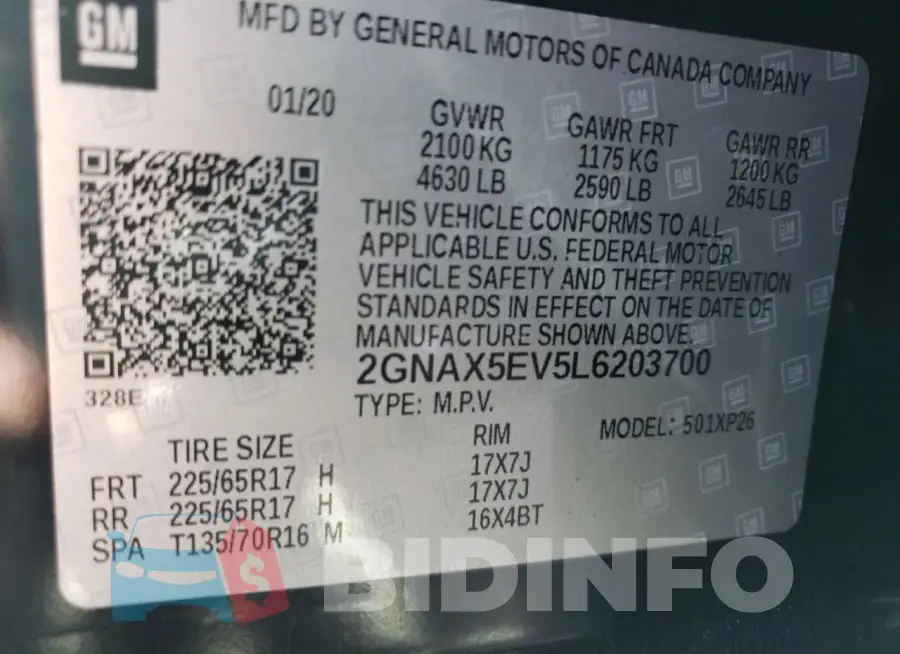2GNAX5EV5L6203700 Photo# 13