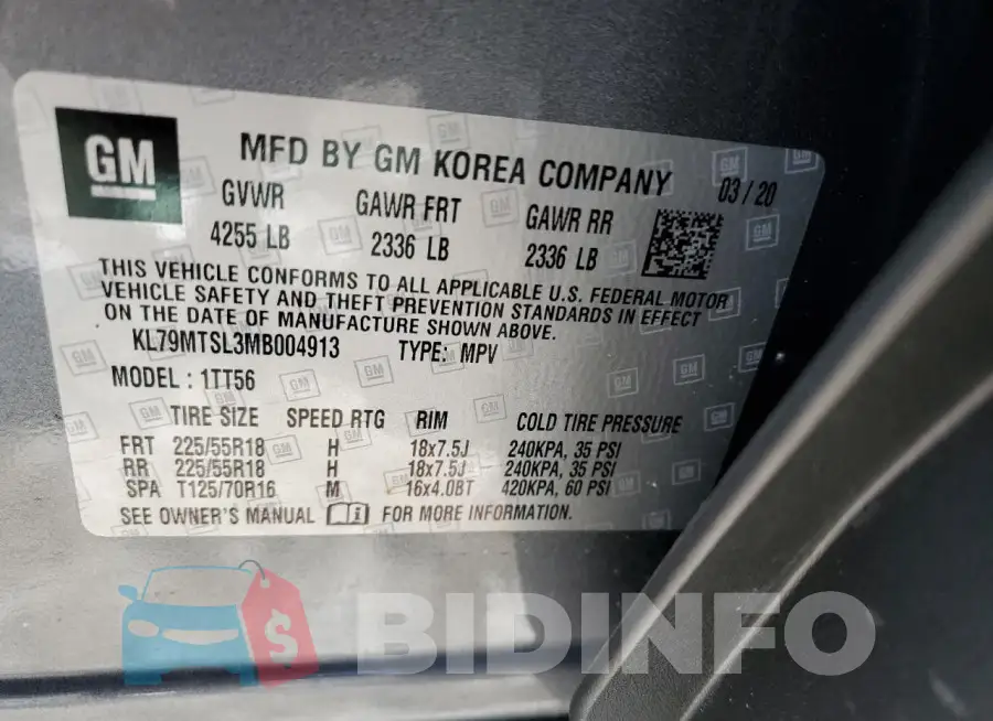 KL79MTSL3MB004913 Photo# 13