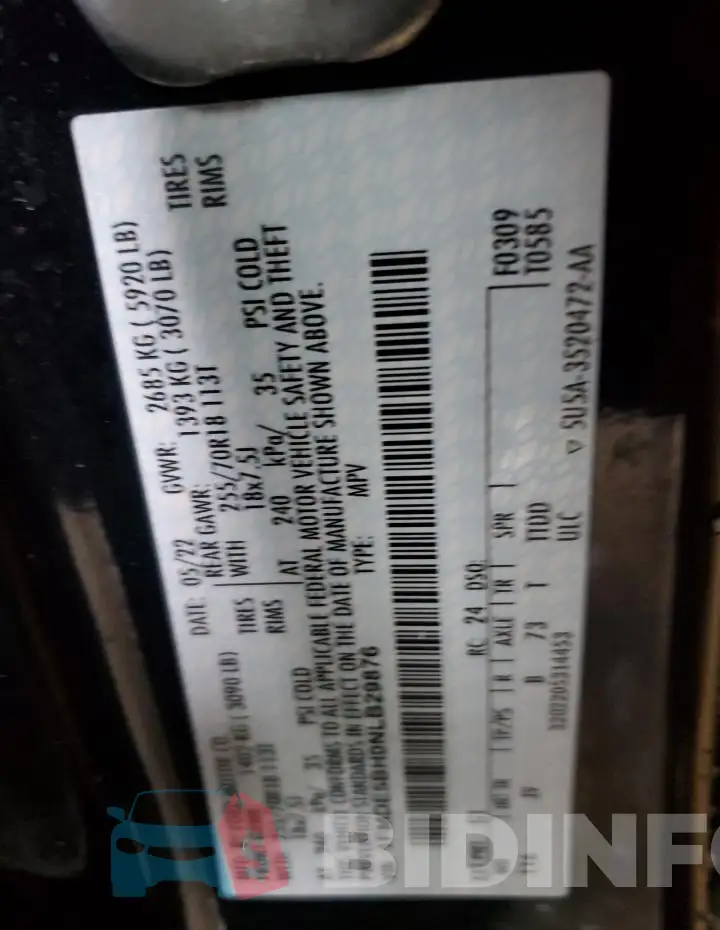 1FMDE5BH0NLB29876 Photo# 12
