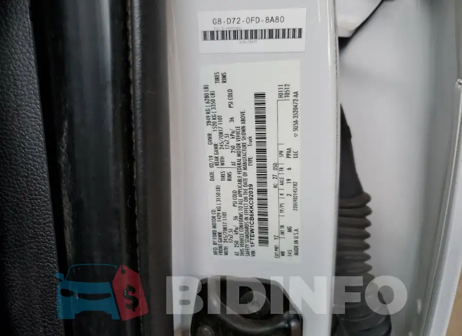1FTEW1CB6KKC92039 Photo# 13