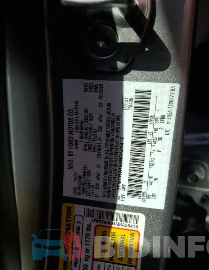 3FMCR9A64MRA25415 Photo# 12