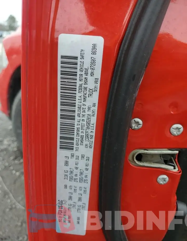 1C6RR7FT0HS852010 Photo# 12