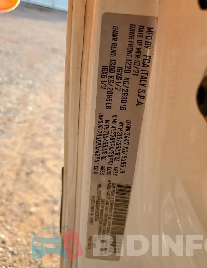 ZFBHRFBB6M6V59004 Photo# 12