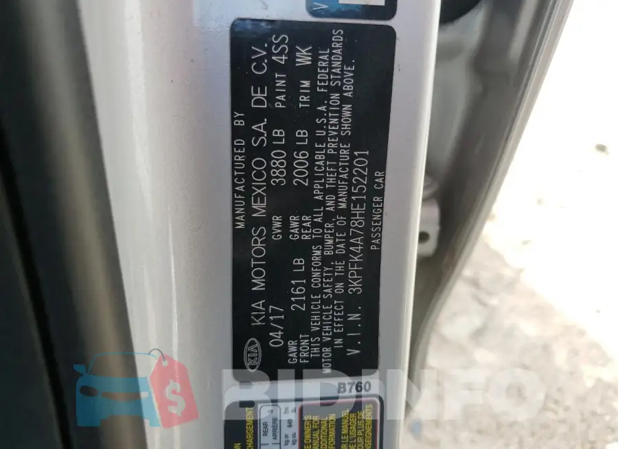 3KPFK4A78HE152201 Photo# 12
