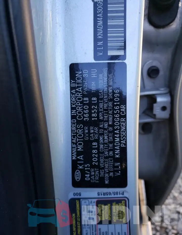 KNADM4A30G6561096 Photo# 12