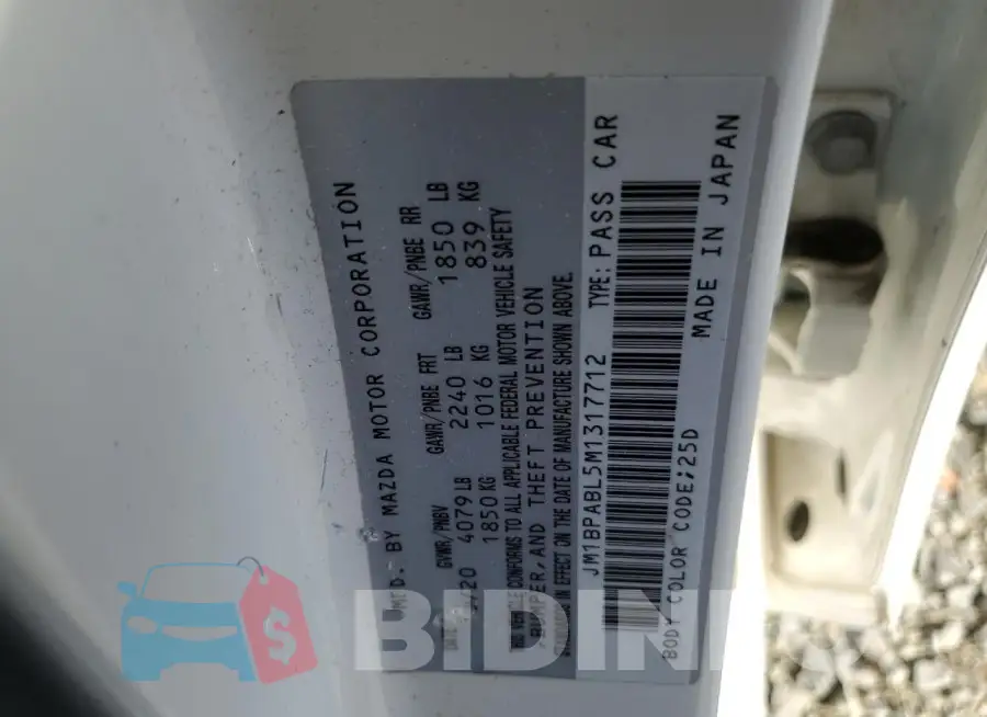 JM1BPABL5M1317712 Photo# 12
