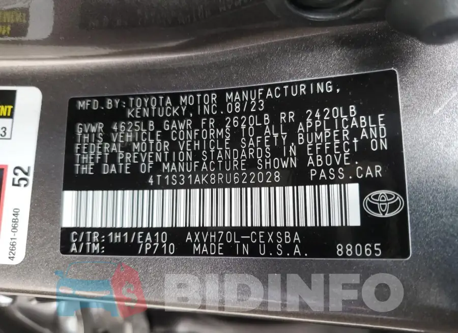 4T1S31AK8RU622028 Photo# 12