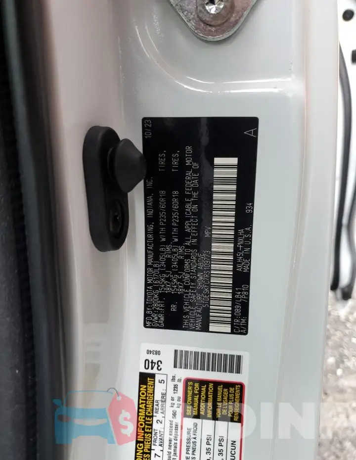 5TDESKFC7RS109773 Photo# 13