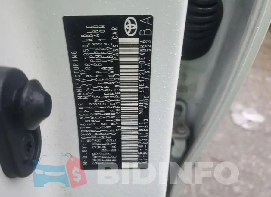 5YFBURHE1HP639233 Photo# 13