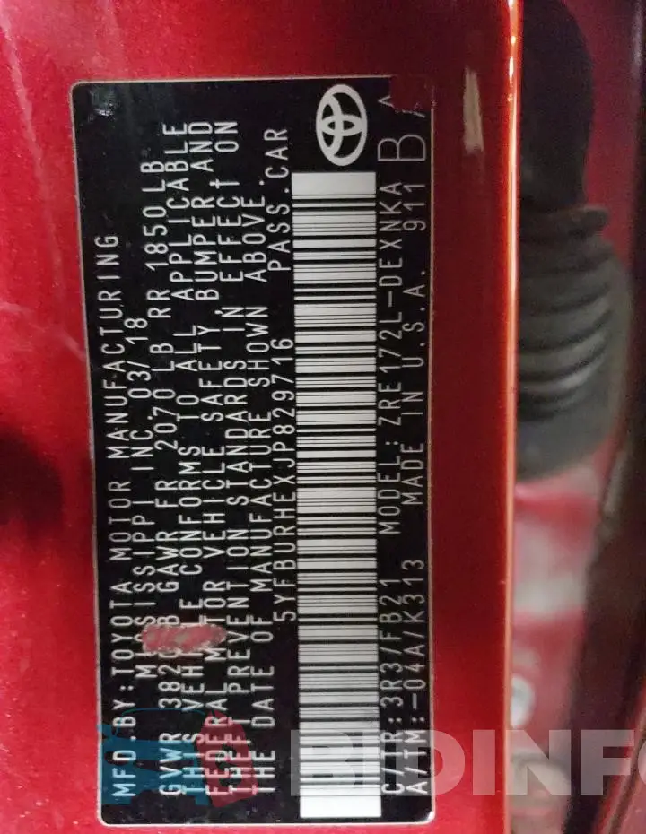 5YFBURHEXJP829716 Photo# 13