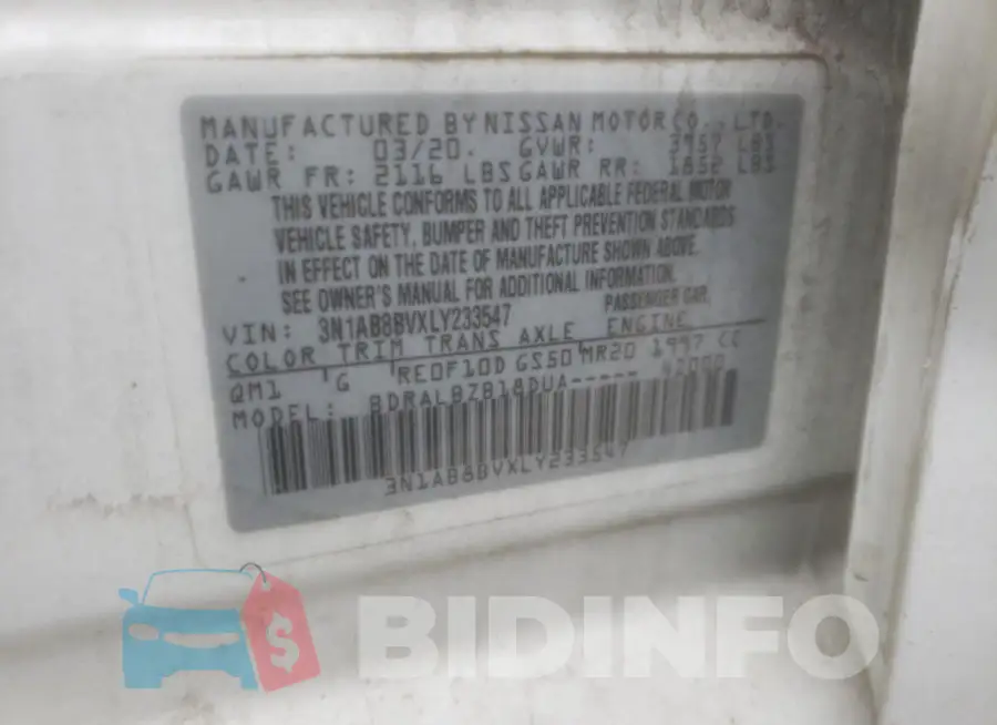 3N1AB8BVXLY233547 Photo# 12